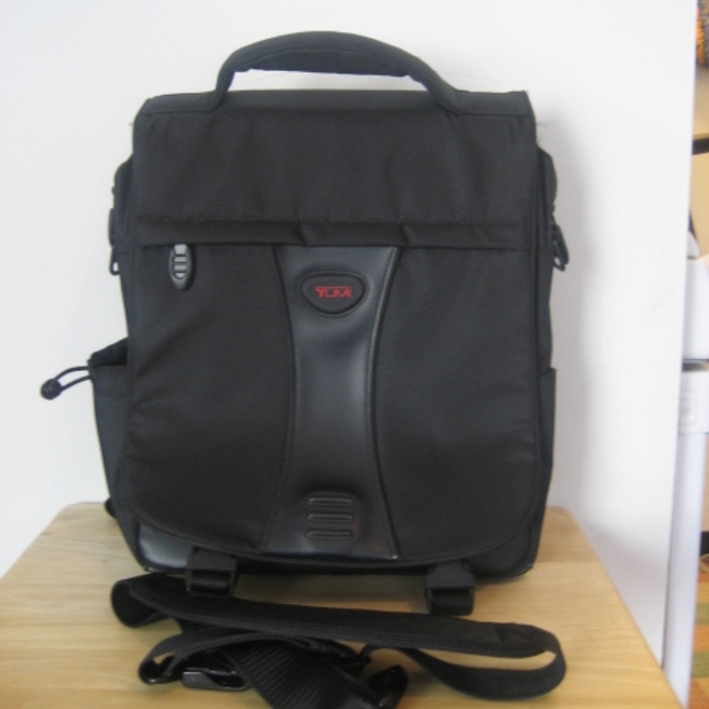 Tumi T-Tech Laptop Backpack/Messenger Bag in Black